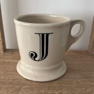 Anthropologie Monogram J Mug